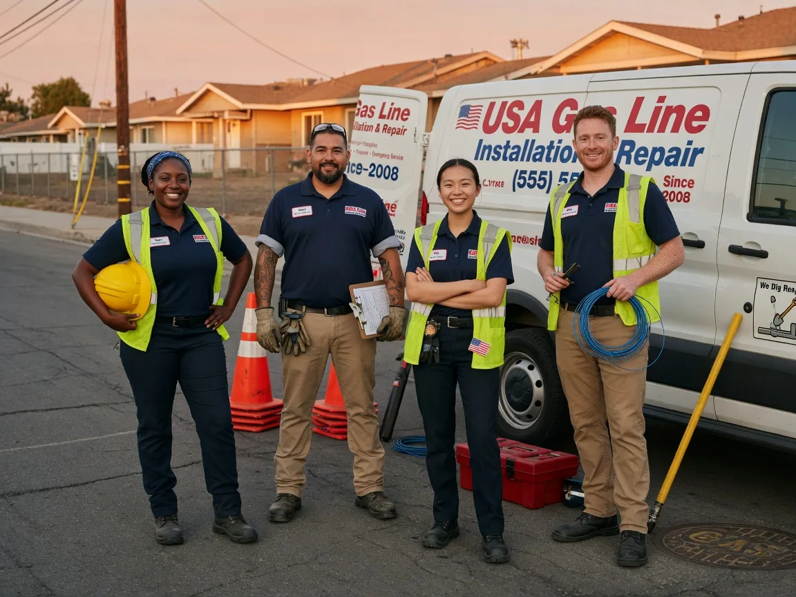 Gas Line Installation company in Gillett, TX
